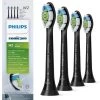 Philips Sonicare W2 Optimal White HX6064/11 - Opzetborstels - 4 Stuks - Zwart