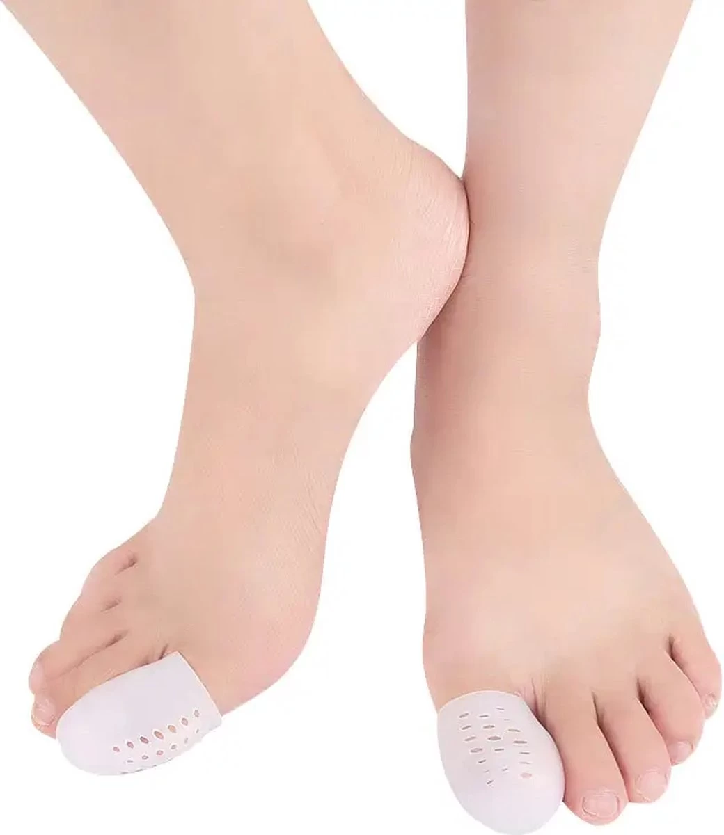 Teenbeschermer - Teenbeschermers Siliconen - Teenbeschermer Kleine Teen - Teenbeschermer Grote Teen - Teenkap - Teenspreider - Er Worden 3 Paar Geleverd - S,M,L - Wit - Afbeelding 7