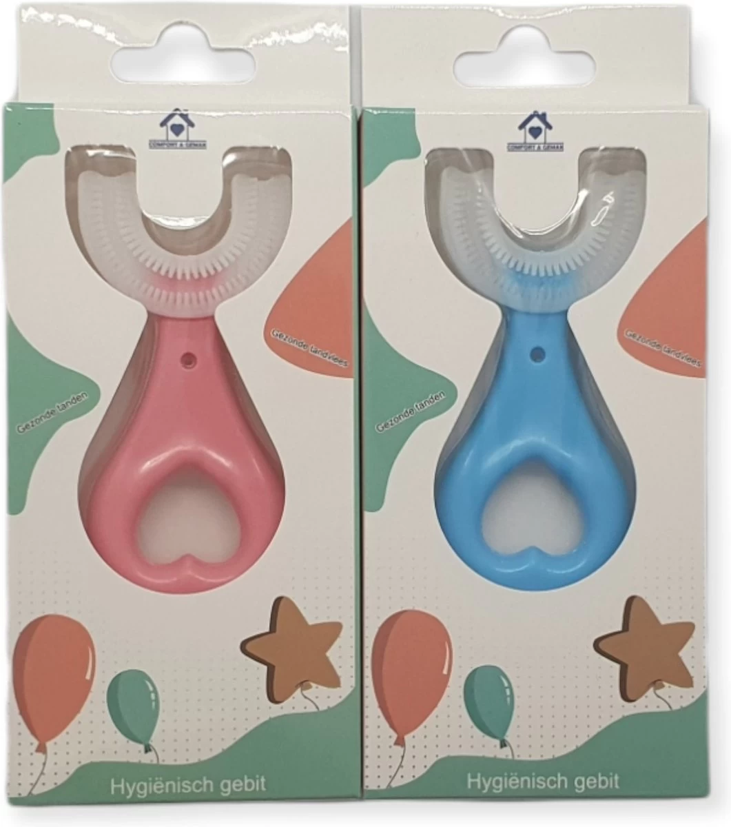 Tandenborstel Voor Baby En Kind - Eenvoudig, Hygiënisch En De Oplossing Voor Tandenpoetsen Bij Kinderen - BPA Vrij – BLAUW - Afbeelding 4