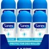 Sanex Dermo Protector Deodorant Anti-Transpirant Roller 6 X 50ml - Voordeelverpakking