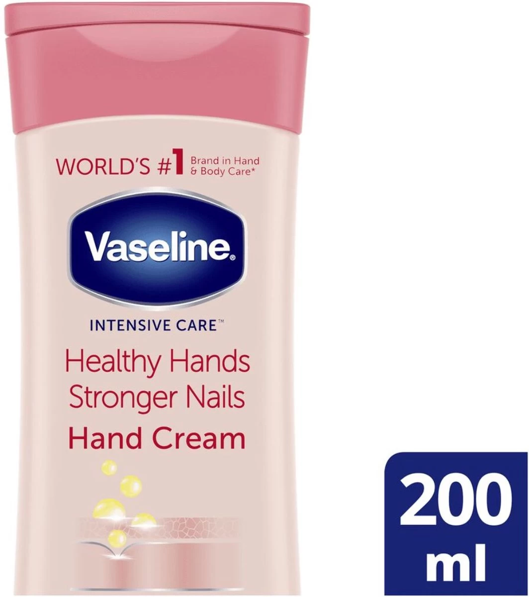 Vaseline® Vaseline Healthy Hands & Stronger Nails - 6 X 200 Ml - Handcrème - Voordeelverpakking - Afbeelding 2