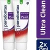 Parodontax Ultra Clean Dagelijkse Tandpasta Tegen Bloedend Tandvlees 2x75 Ml