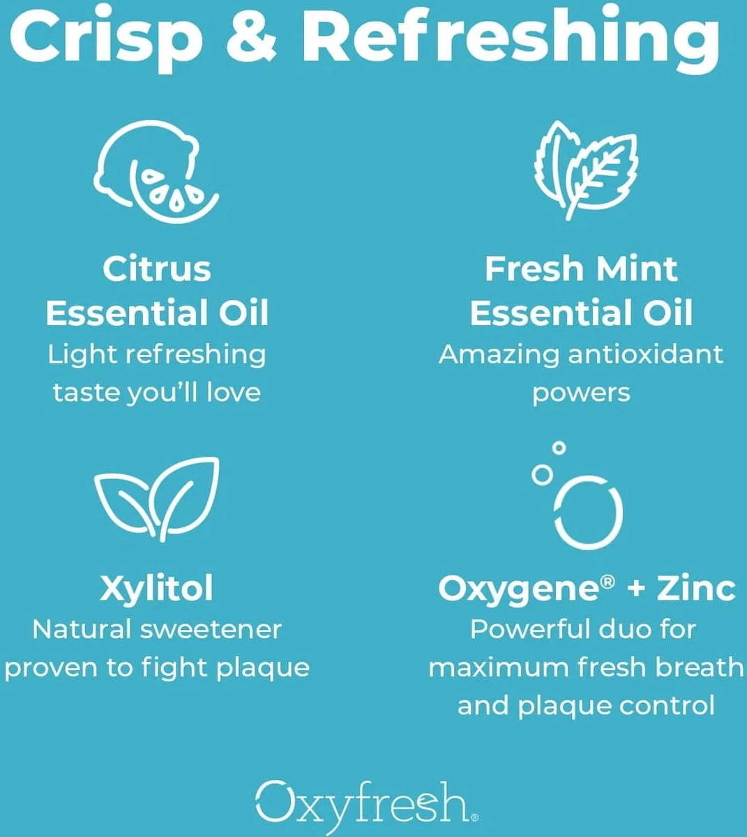 Oxyfresh Power Rinse Mondwater - Lemon-Mint - 473 Ml - Afbeelding 7