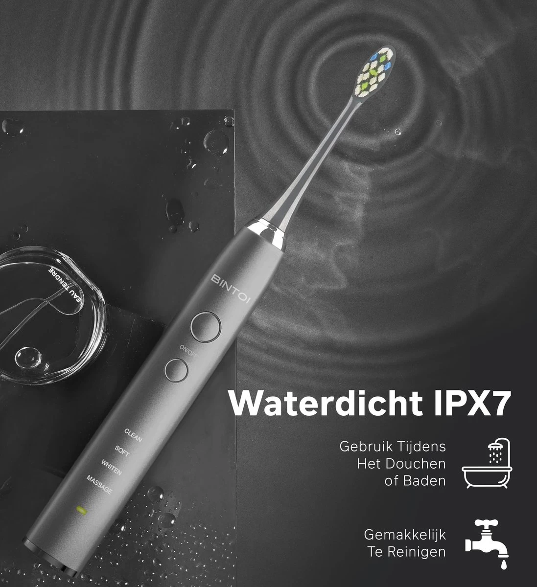 Bintoi® ISonic Pro Series D700 - Elektrische Tandenborstel - Ultra Whitening - Afbeelding 5