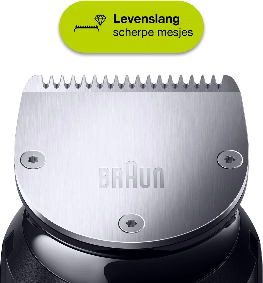 Braun Baardtrimmer En Haartrimmer BT7220 - Zwart Metaalgrijs - Afbeelding 5