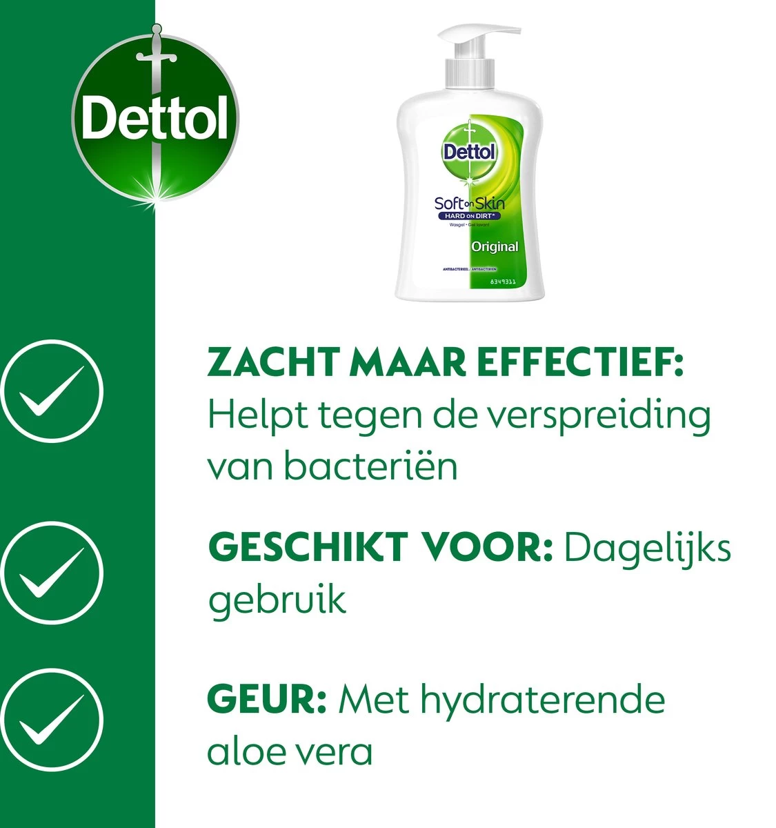 Dettol - Handzeep - Antibacterieel - Original - 6 X 250 Ml - Afbeelding 6