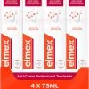 Elmex Anti Cariës Professional Tandpasta 4 X 75ml - Voordeelverpakking