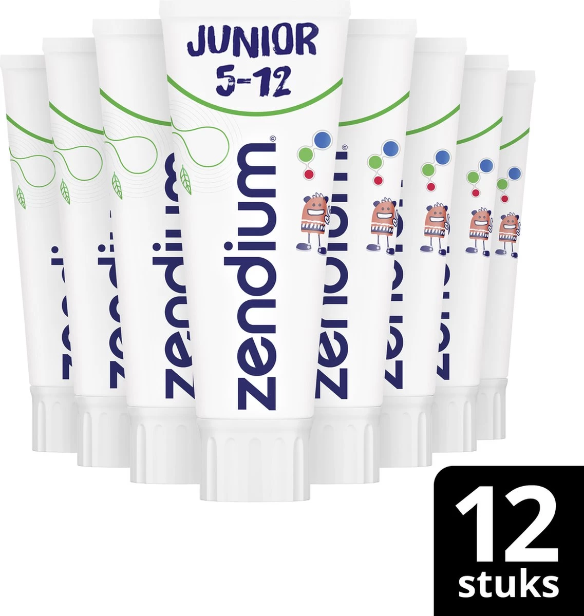 Zendium Junior 5-12jr Tandpasta - 12 X 50 Ml - Voordeelverpakking - Afbeelding 4