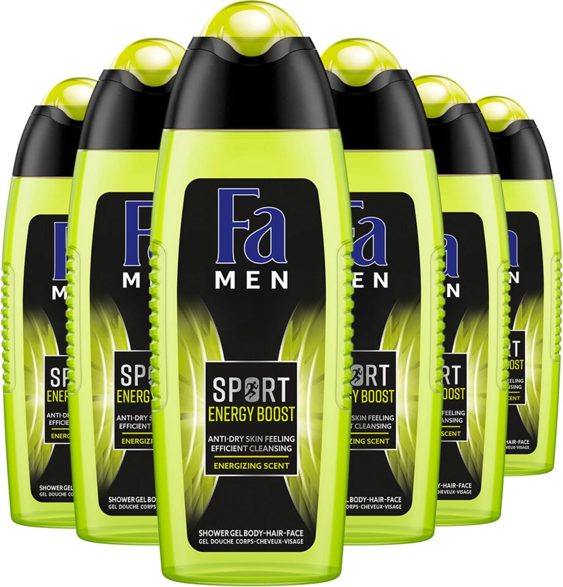 Fa Men Sport Energy Boost Douchegel 6x 250ml - Grootverpakking - Afbeelding 13