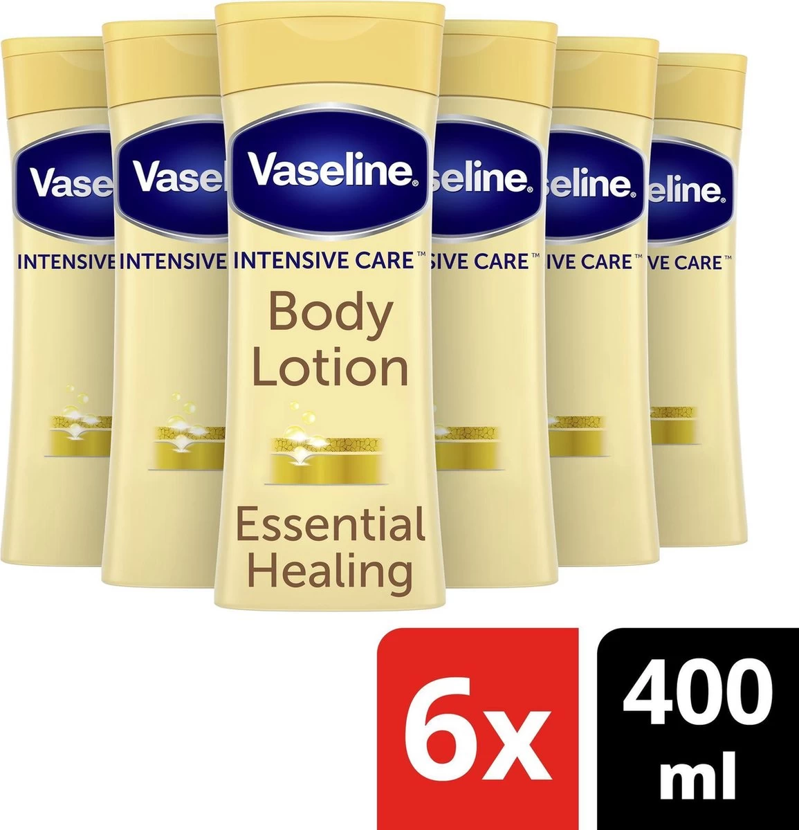 Vaseline® Vaseline Bodylotion Essential Healing - 6 X 400 Ml - Voordeelverpakking - Afbeelding 3