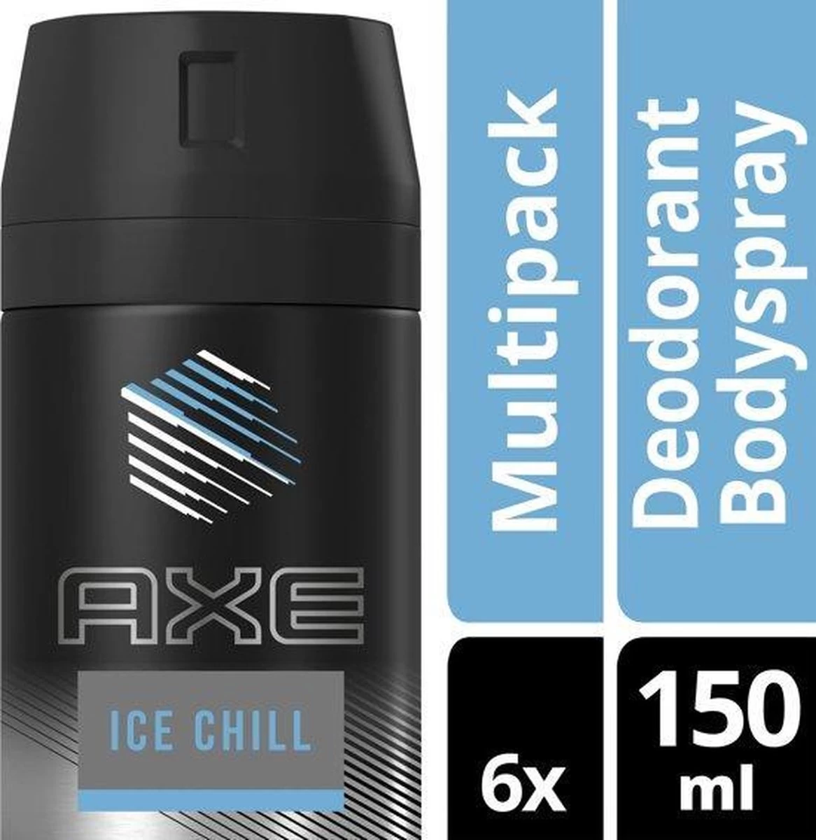 Axe Ice Chill Bodyspray Deodorant - 6 X 150 Ml - Voordeelverpakking - Afbeelding 3