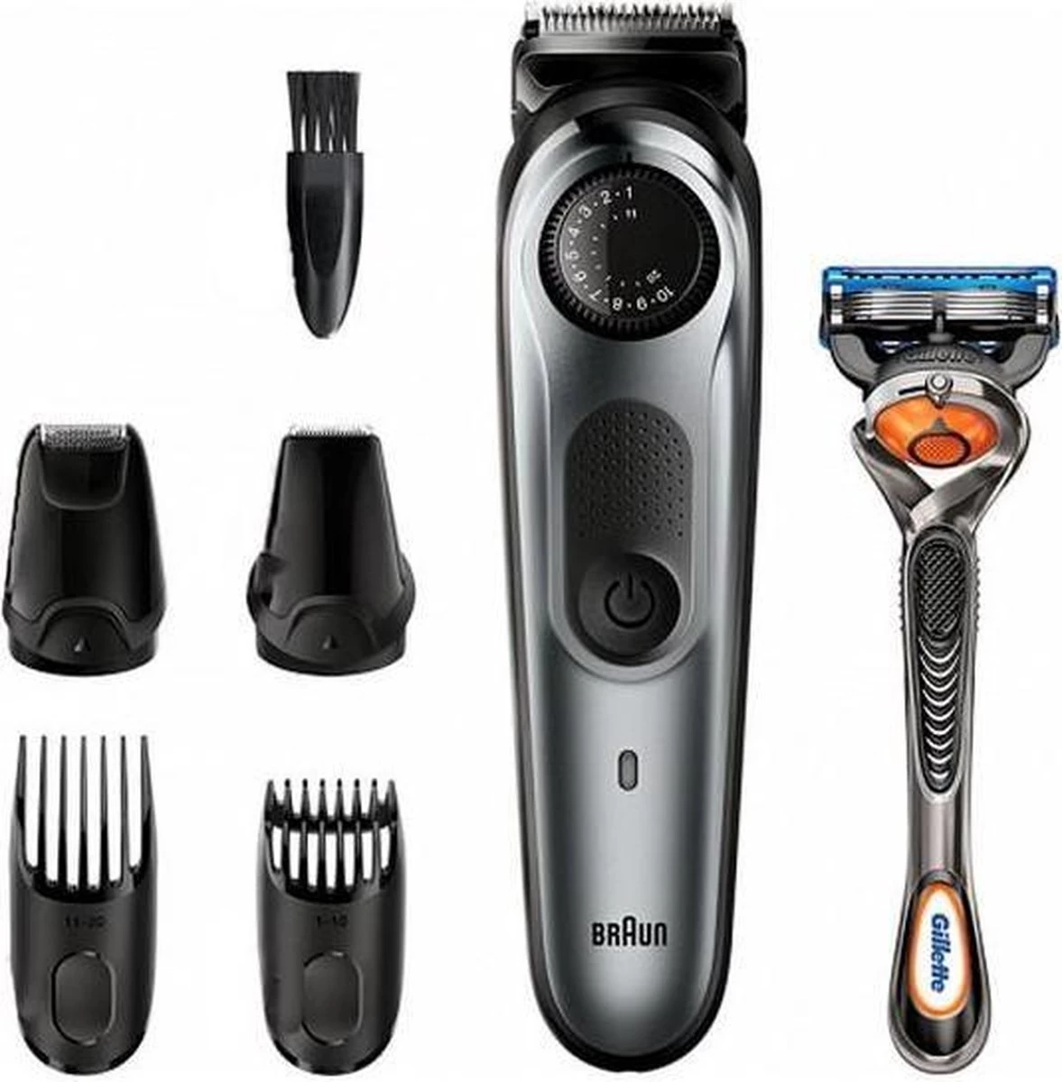 Braun Baardtrimmer En Haartrimmer BT7220 - Zwart Metaalgrijs - Afbeelding 15