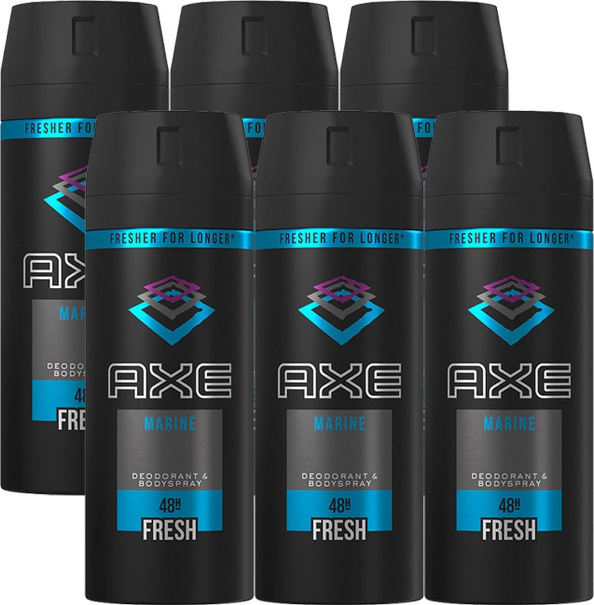 Axe Marine Bodyspray Deodorant - 6 X 150 Ml - Voordeelverpakking - Afbeelding 9