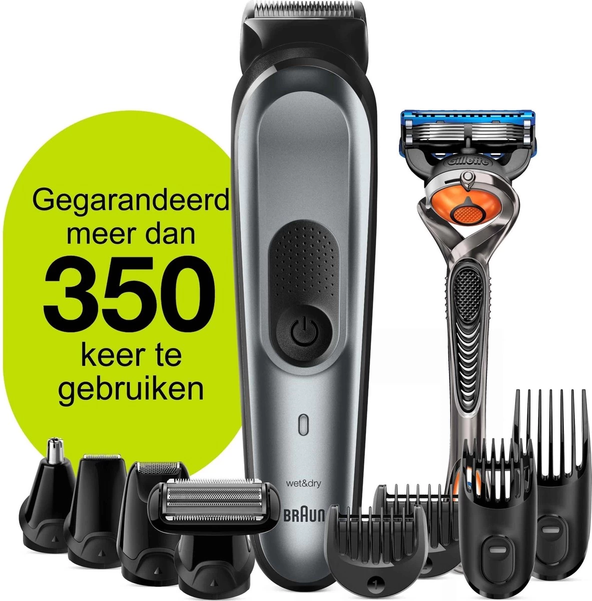 Braun Multigroomer 7221 - 10 In 1 Trimmer - Baardtrimmer Haartrimmer Bodygroomer - Afbeelding 8