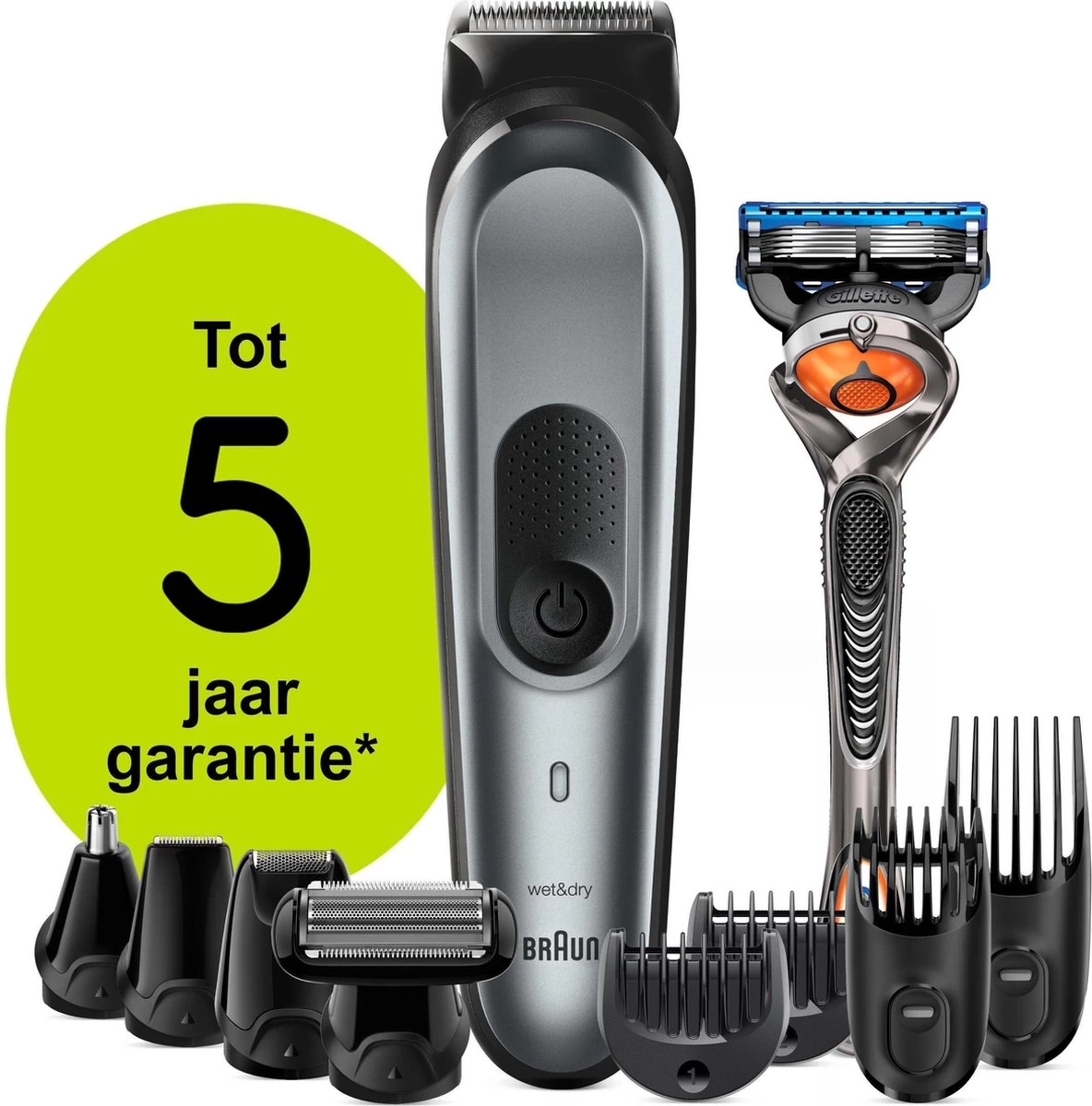 Braun Multigroomer 7221 - 10 In 1 Trimmer - Baardtrimmer Haartrimmer Bodygroomer - Afbeelding 7