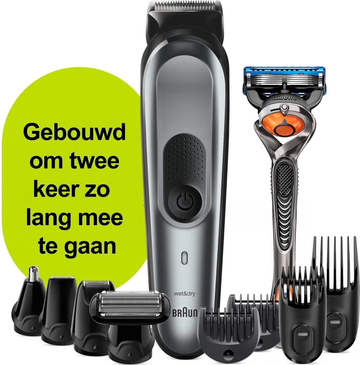 Braun Multigroomer 7221 - 10 In 1 Trimmer - Baardtrimmer Haartrimmer Bodygroomer - Afbeelding 9