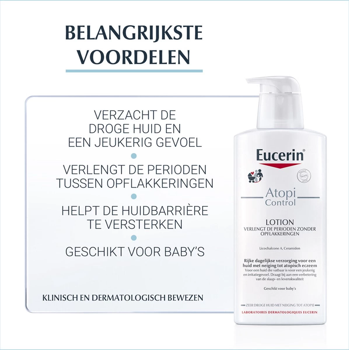 Eucerin AtopiControl Body Care Lotion 12% Omega - Bodylotion - 400 Ml - Afbeelding 16