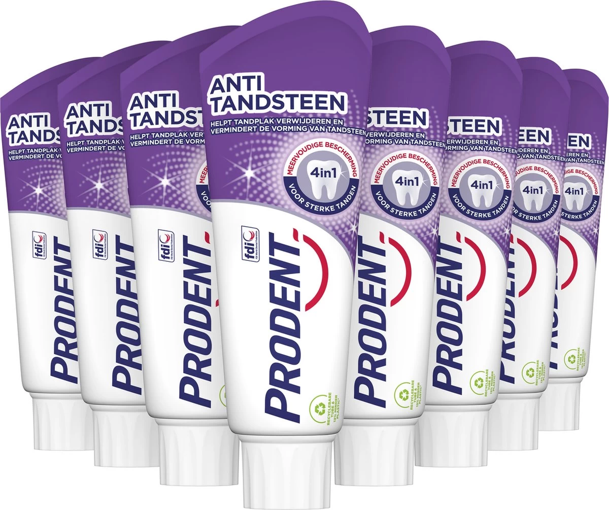 Prodent Anti-Tandsteen Tandpasta - 12 X 75 Ml - Voordeelverpakking - Afbeelding 2