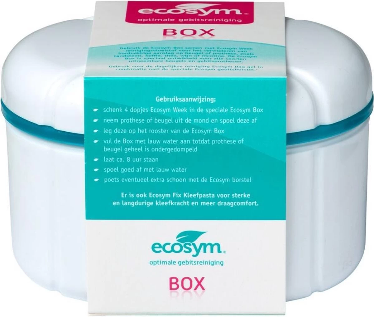 Ecosym Gebitsbakje - Kunstgebitreiniging - 1 Stuk