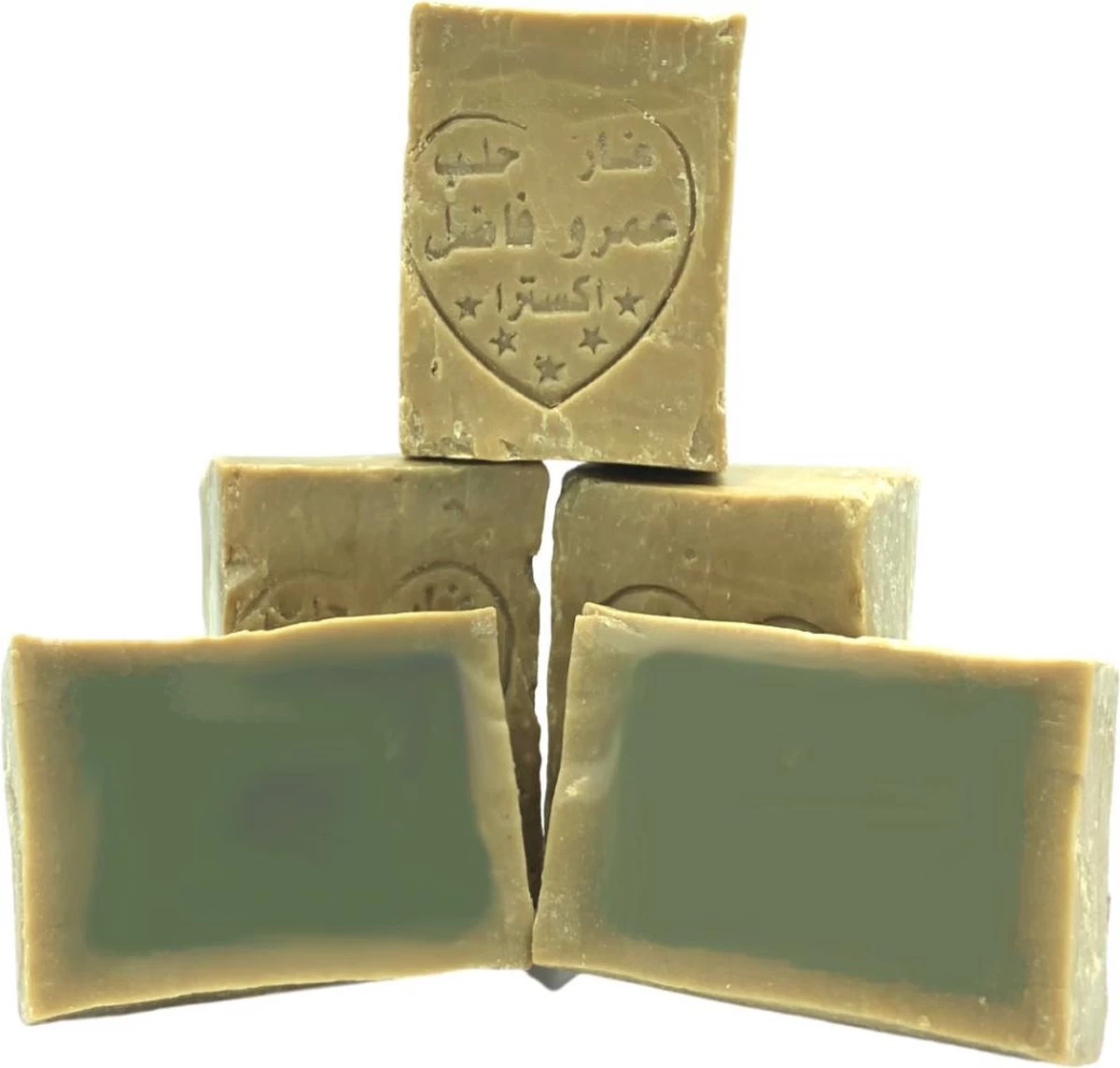 Pure Aleppo Zeep (3 Stuks) -100% Olijfolie- Savon D'Alep - Olijfolie Zeep - Afbeelding 2