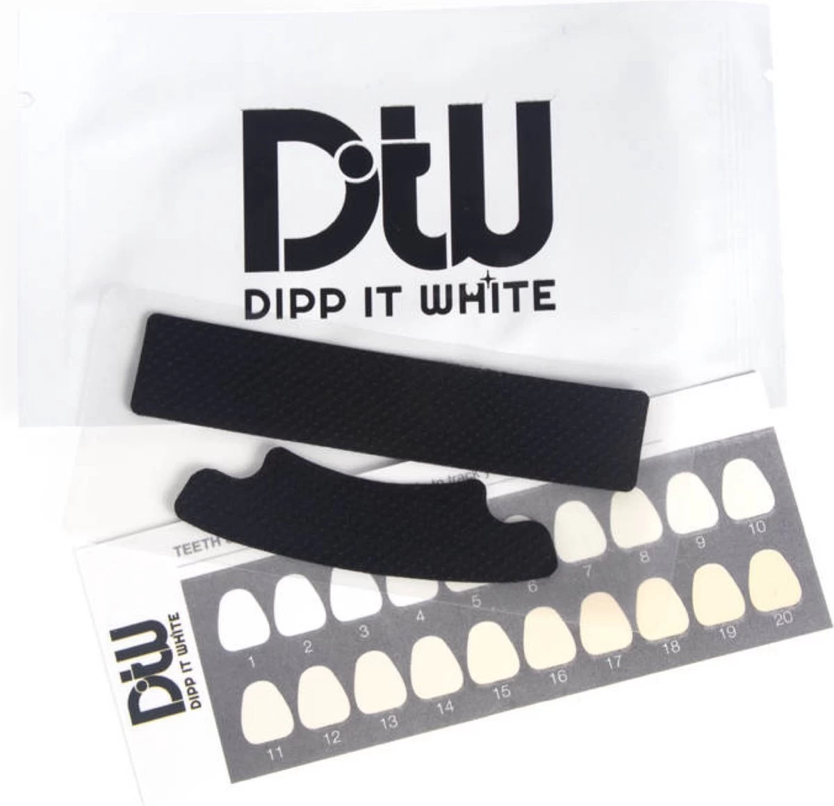 DIPPITWHITE | MINT SMAAK |14 Behandelingen | Tandenbleek/Teeth Whitening Strips | Peroxidevrij (0%) | 100% Natuurlijk | Wittere Tanden | Tandenblekers - Afbeelding 4