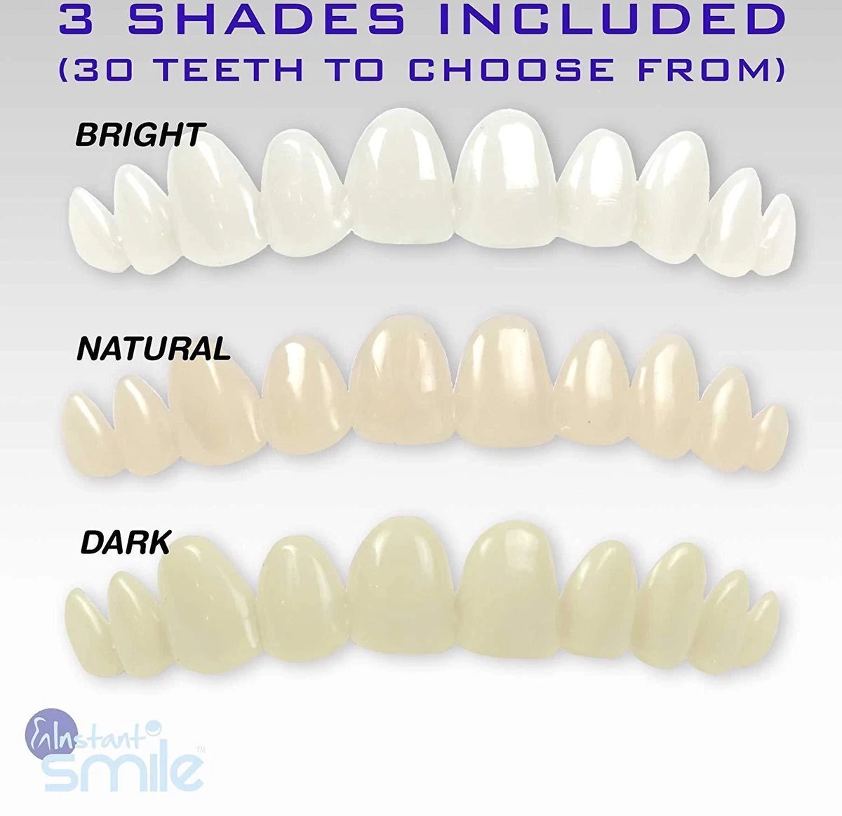 Tand Afgebroken Reparatie Kit InstantSmile Gebit (goedkope Kunstgebit) - Multi Shade - Afbeelding 2