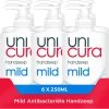 Unicura Mild Antibacteriële Vloeibare Handzeep - 6 X 250 Ml - Voordeelverpakking