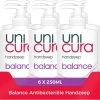 Unicura Balans Antibacteriële Vloeibare Handzeep - 6 X 250 Ml - Voordeelverpakking