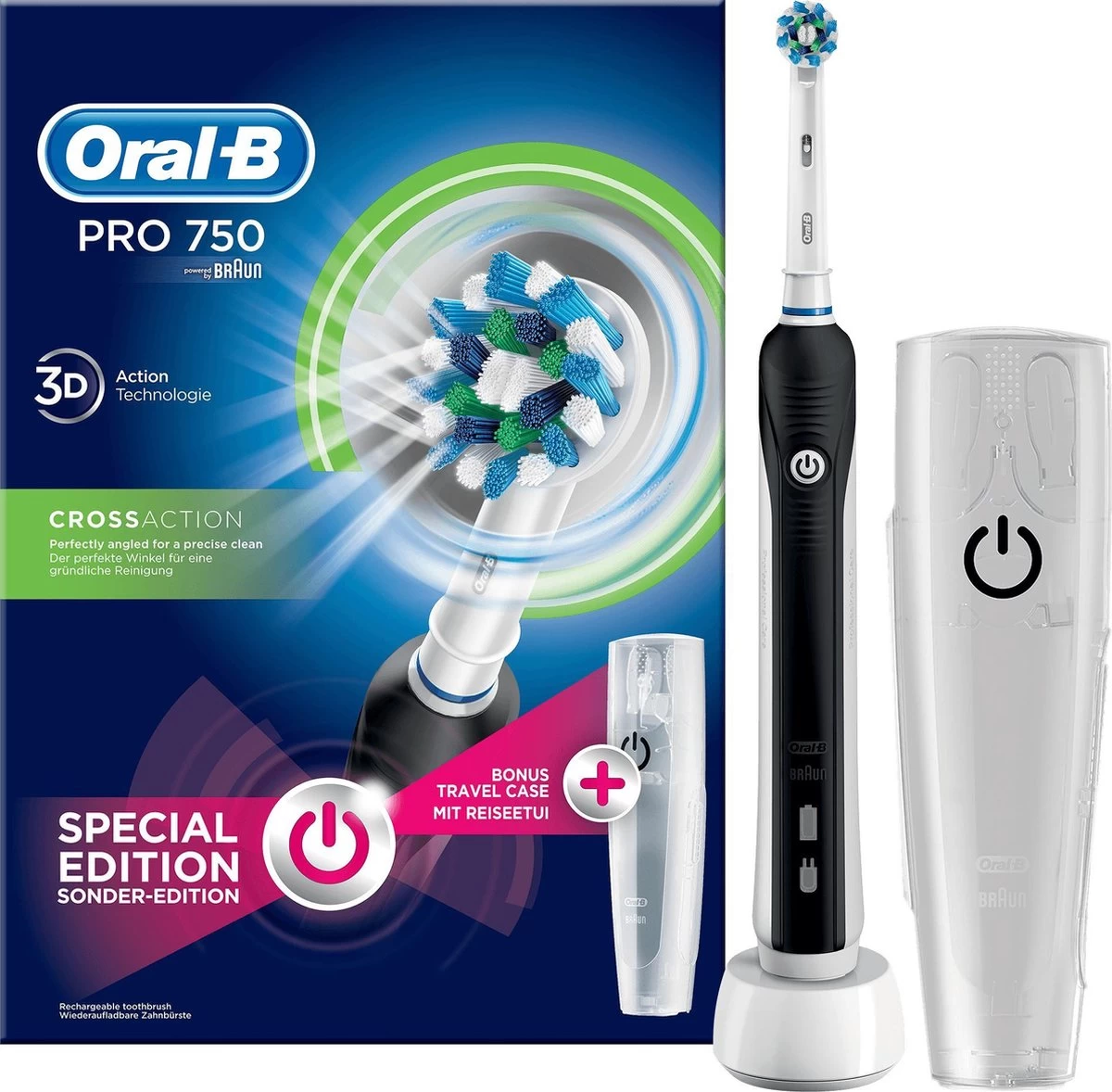 Braun Oral-B PRO 750 - Elektrische Tandenborstel - Zwart - Afbeelding 9