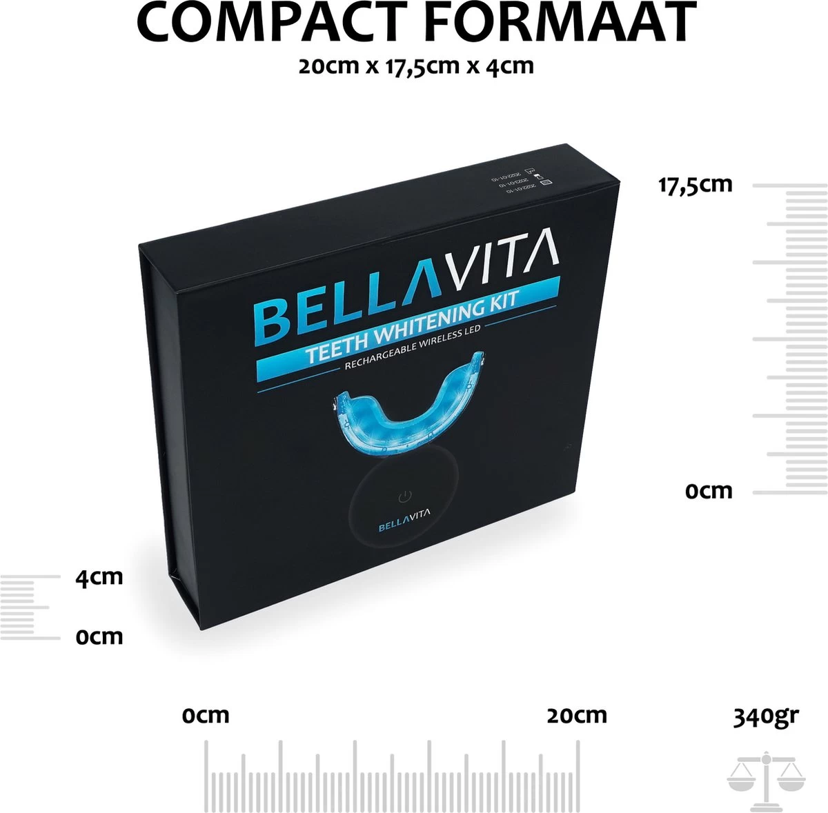 BELLAVITA Tandenbleekset - Tanden Bleken - Teeth Whitening Kit - Tandenblekers - 4 Gelpennen - Zonder Peroxide - 100% Natuurlijk - Witte Tanden - Afbeelding 9