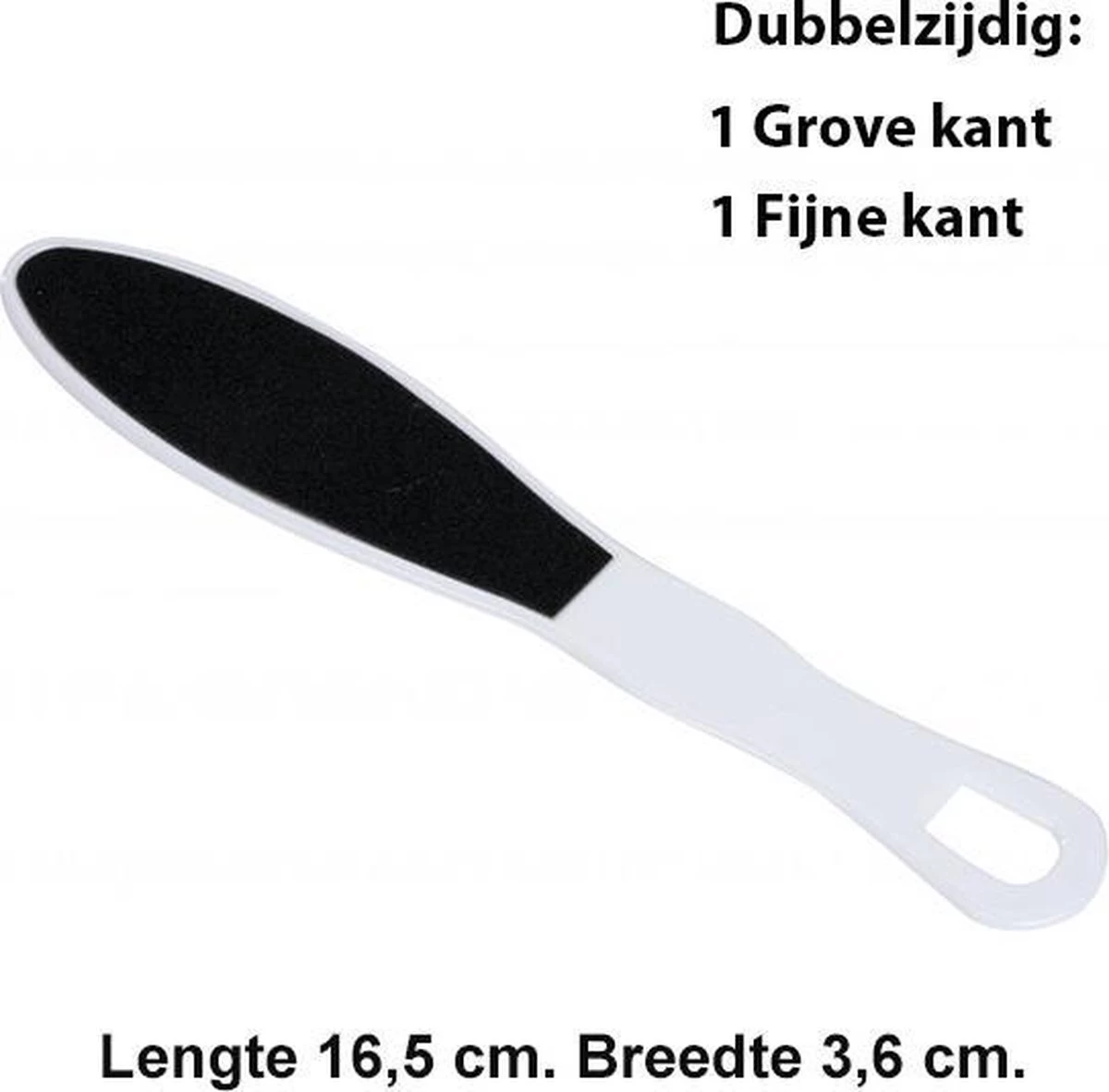 Rojafit Budget Voetvijl- Grove En Fijne Kant- MINI - Lengte 16,5 Cm.