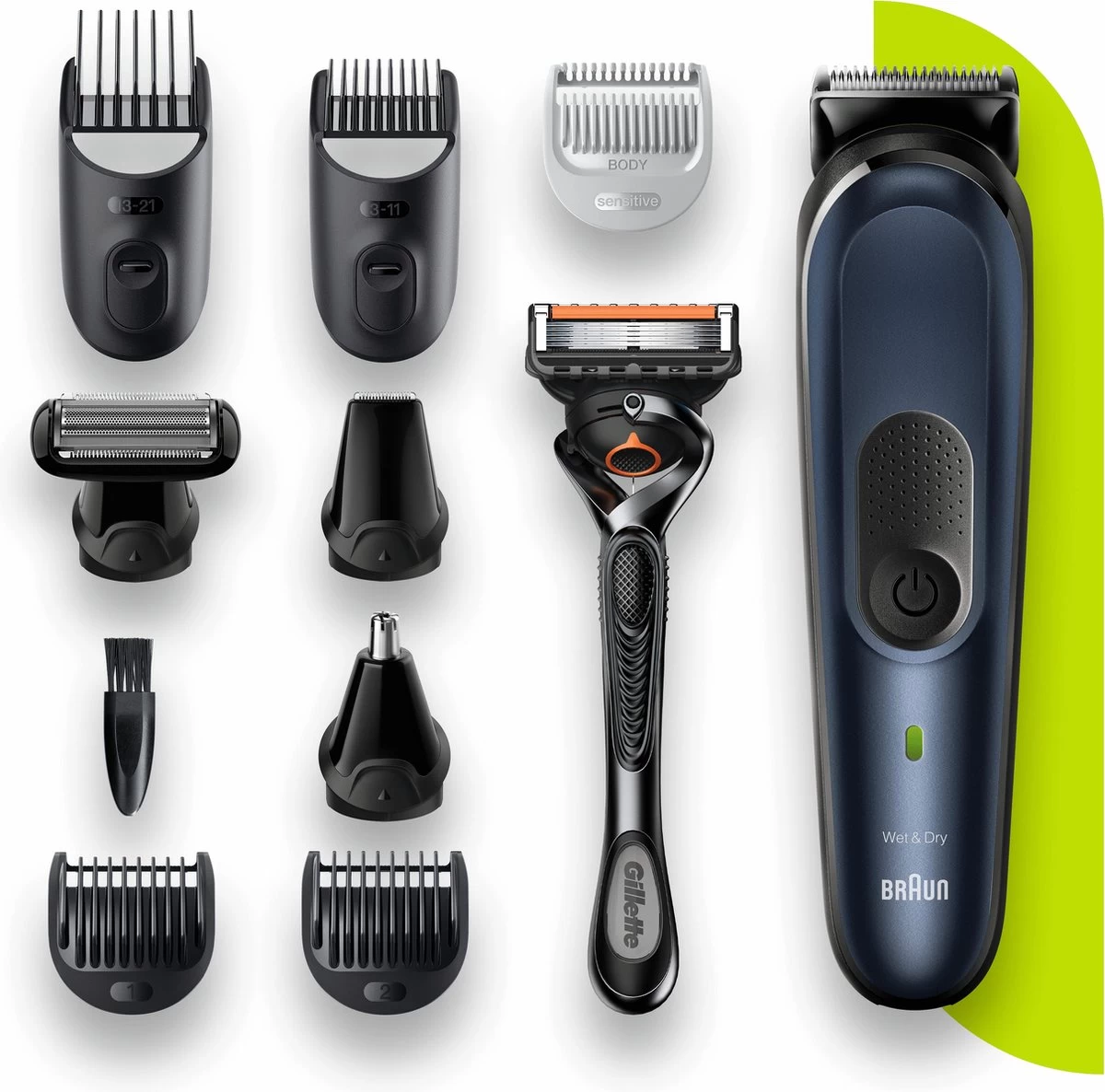 Braun Multigroomer 7 MGK7330 - 10in1 Trimmer Voor Mannen - Baard + Haar - Afbeelding 3