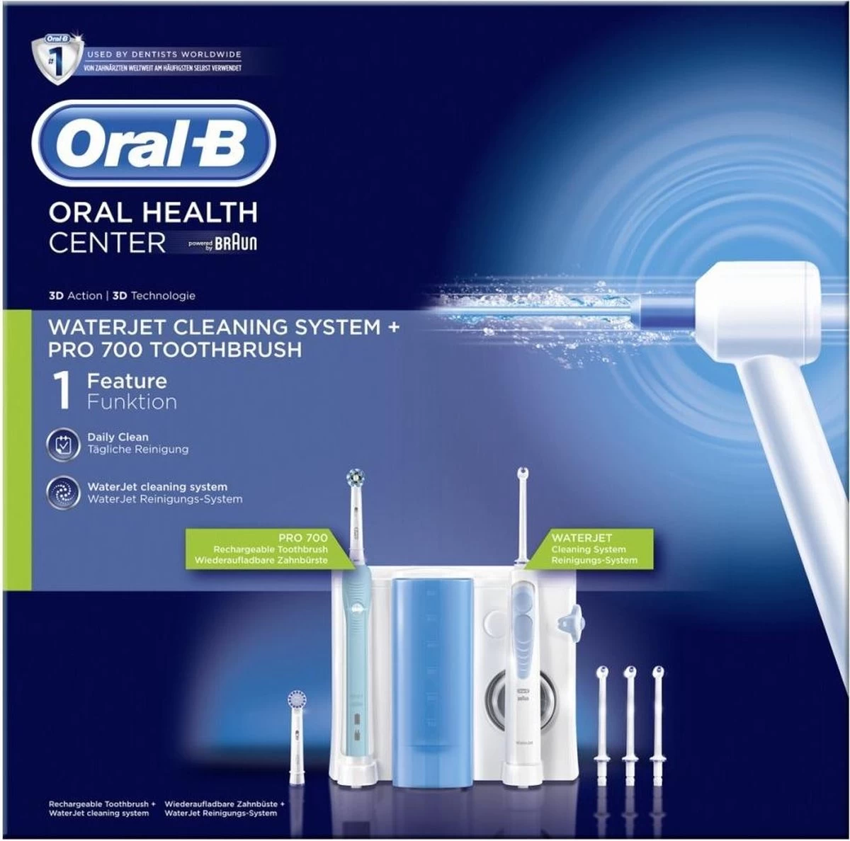 Oral B Braun Oral-B WaterJet + PRO 700 - Monddouche - Afbeelding 2