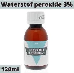 Waterstofperoxide 3 Procent - 120ml - Hydrogen Peroxide 3% - Zuurstofwater - Waterstofperoxide Mondspoeling - Ontsmettingsmiddel - H2O2