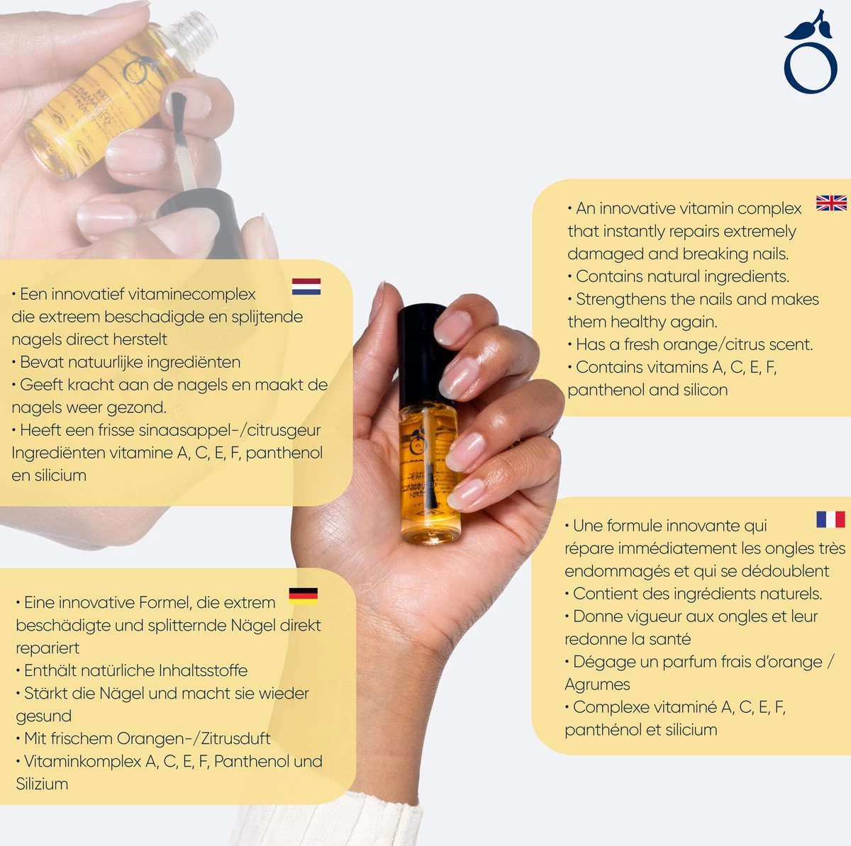 Herome Exit Damaged Nails Nagelolie – Amandelolie Met Vitamines En Mineralen Verbetert En Herstelt De Nagels - 7 Ml. - Afbeelding 3