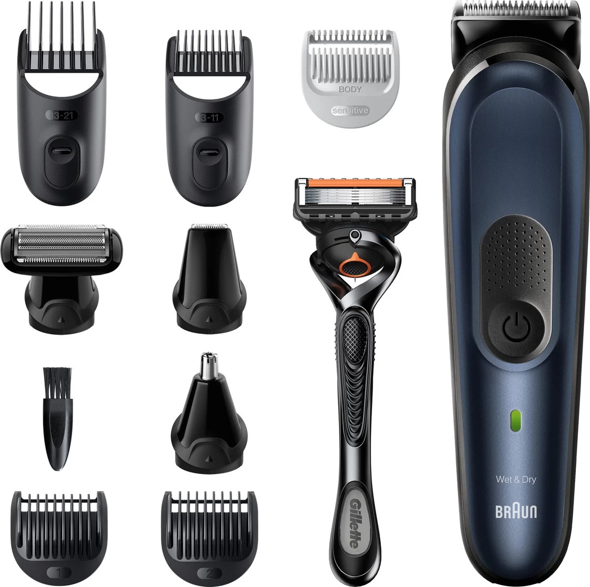 Braun Multigroomer 7 MGK7330 - 10in1 Trimmer Voor Mannen - Baard + Haar - Afbeelding 11