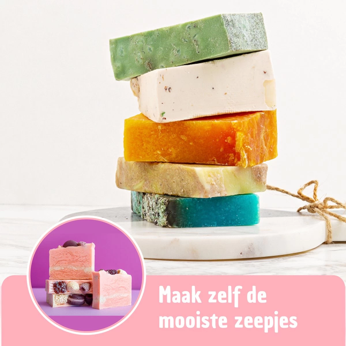 Zeep Maken Pakket Gietzeep Zelf Zeepjes Zeepmal Zeepvorm Siliconen DIY Dagdeals - Zeep Mal En Tools Voor Volwassenen - Afbeelding 4