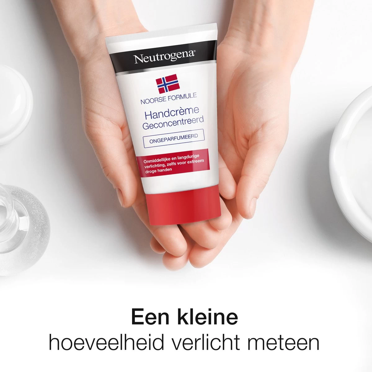 Neutrogena Handcrème Ongeparfumeerd, Noorse Formule, Voedende En Beschermende Vochtinbrengende Crème Voor Droge En Beschadigde Handen, 2 X 50 Ml - Afbeelding 6