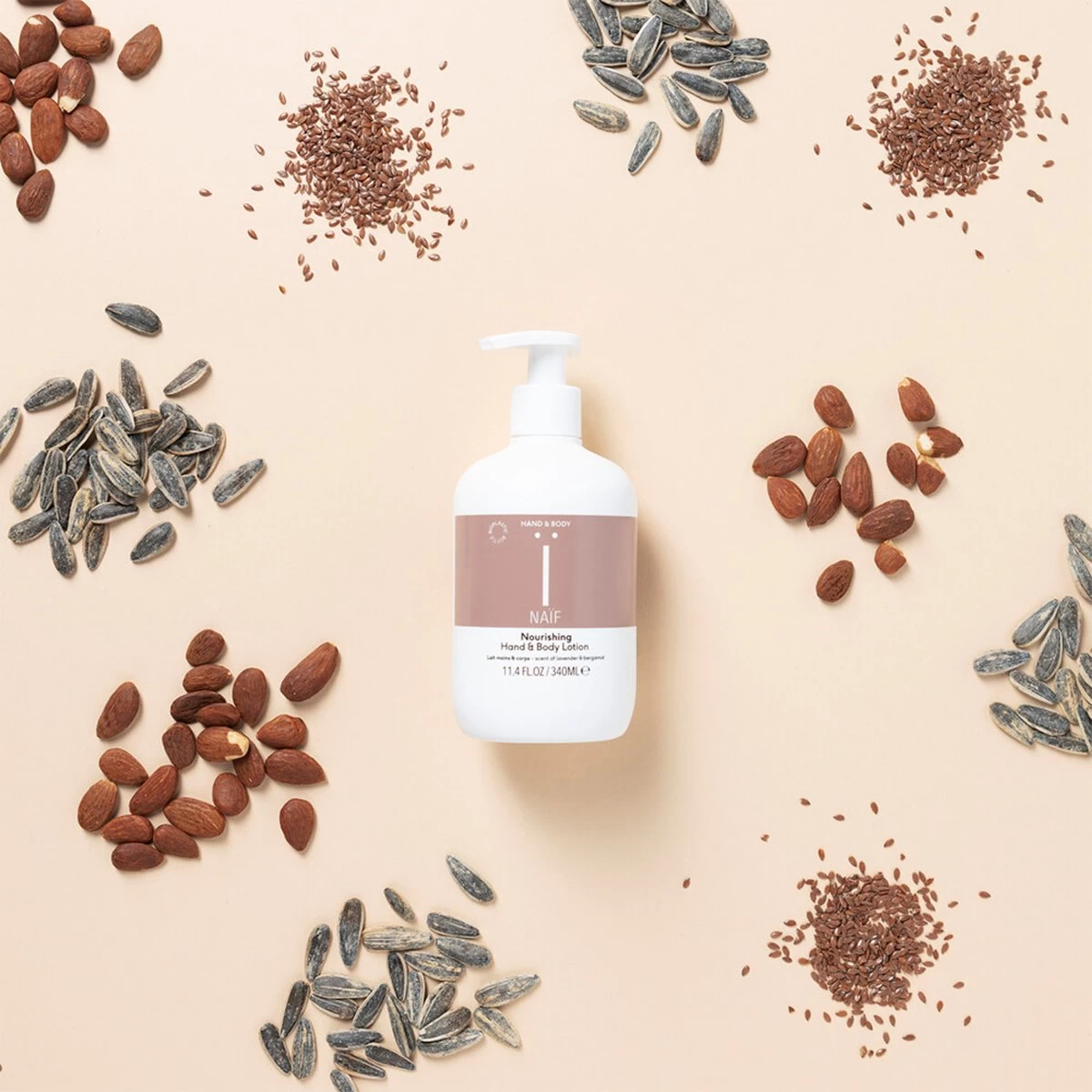 Naïf Verzorgende Handlotion – Plasticvrij – Handverzorging - 340ml - Met Natuurlijke Ingrediënten - Afbeelding 4