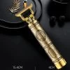 Baardtrimmer, Tondeuse, Scheerapparaat, Elektrisch, Oplaadbaar, Waterdicht, Draadloos, Goud, Buddha