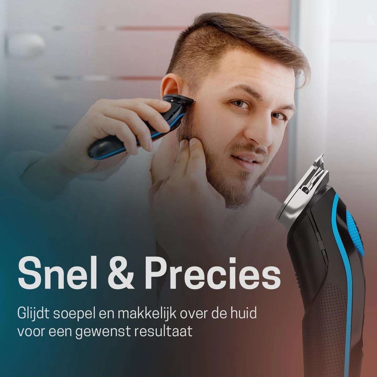 5 In 1 Baardtrimmer Voor Mannen - Trimmer Voor Baard En Lichaam - Neus En Oor -Bodygroomer - 0.5-10MM - Afbeelding 8