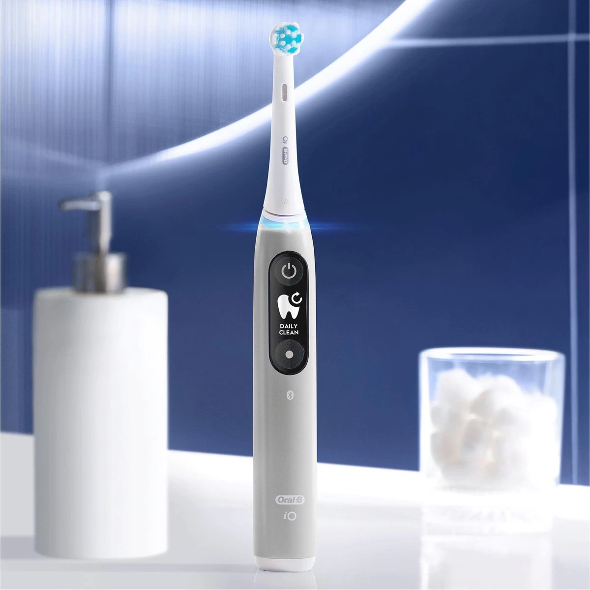 Oral B Oral-B IO - 6 - Opal Grey-Elektrische Tandenborstel Met Revolutionaire Magnetische Technologie Powered By Braun - Afbeelding 2