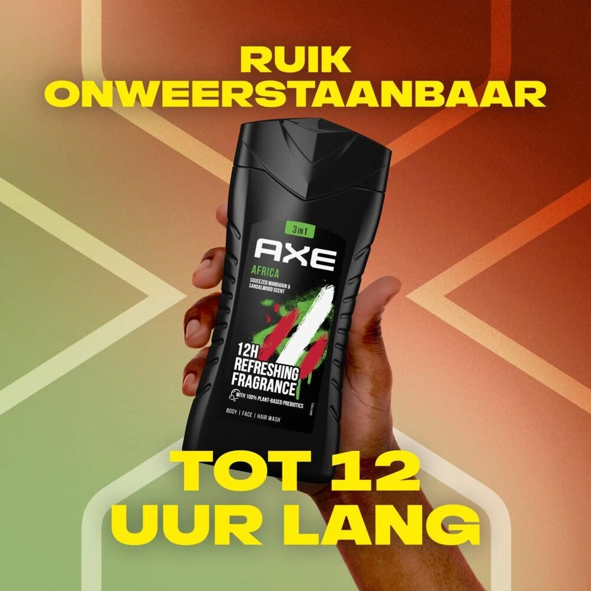 Axe Africa 3-in-1 Douchegel - 6 X 250 Ml - Voordeelverpakking - Afbeelding 2