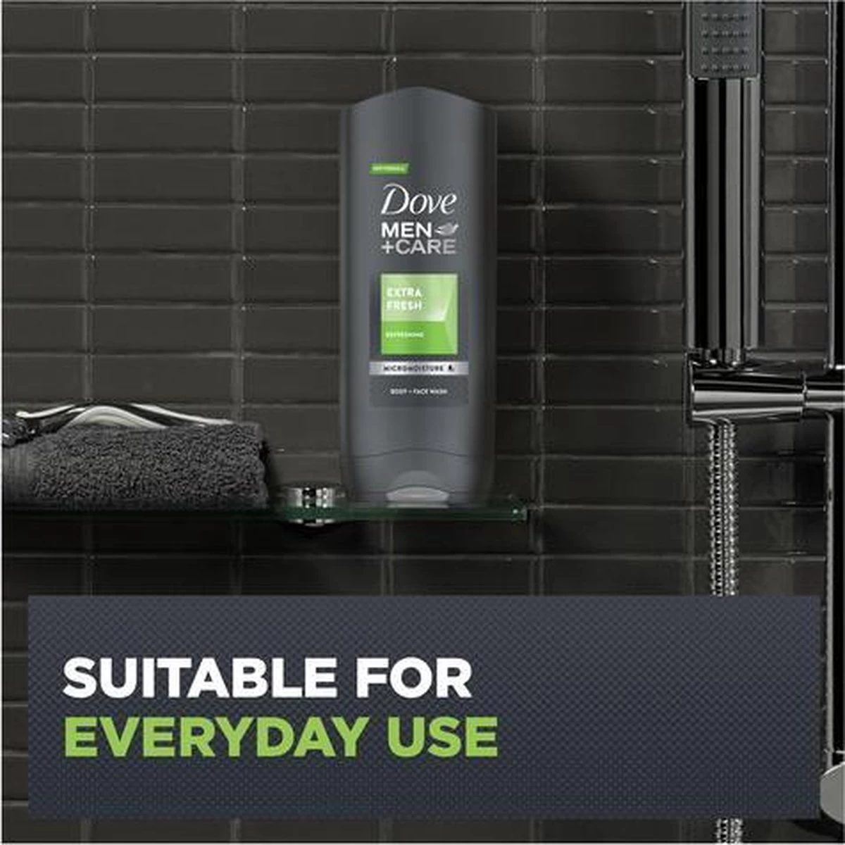 Dove Men+Care Extra Fresh Douchegel - 6 X 400 Ml - Voordeelverpakking - Afbeelding 7