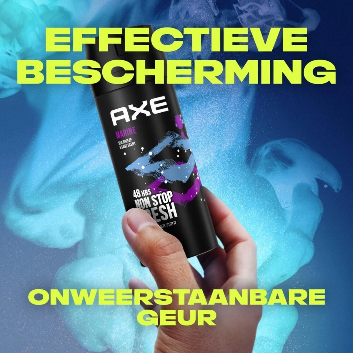 Axe Marine Bodyspray Deodorant - 6 X 150 Ml - Voordeelverpakking - Afbeelding 7