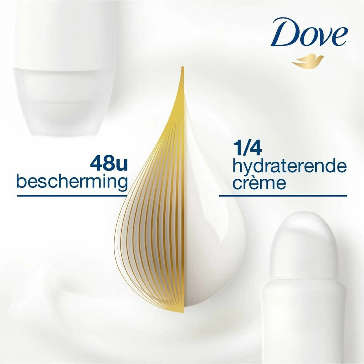 6x Dove Deodorant Roller Original 50 Ml - Afbeelding 2