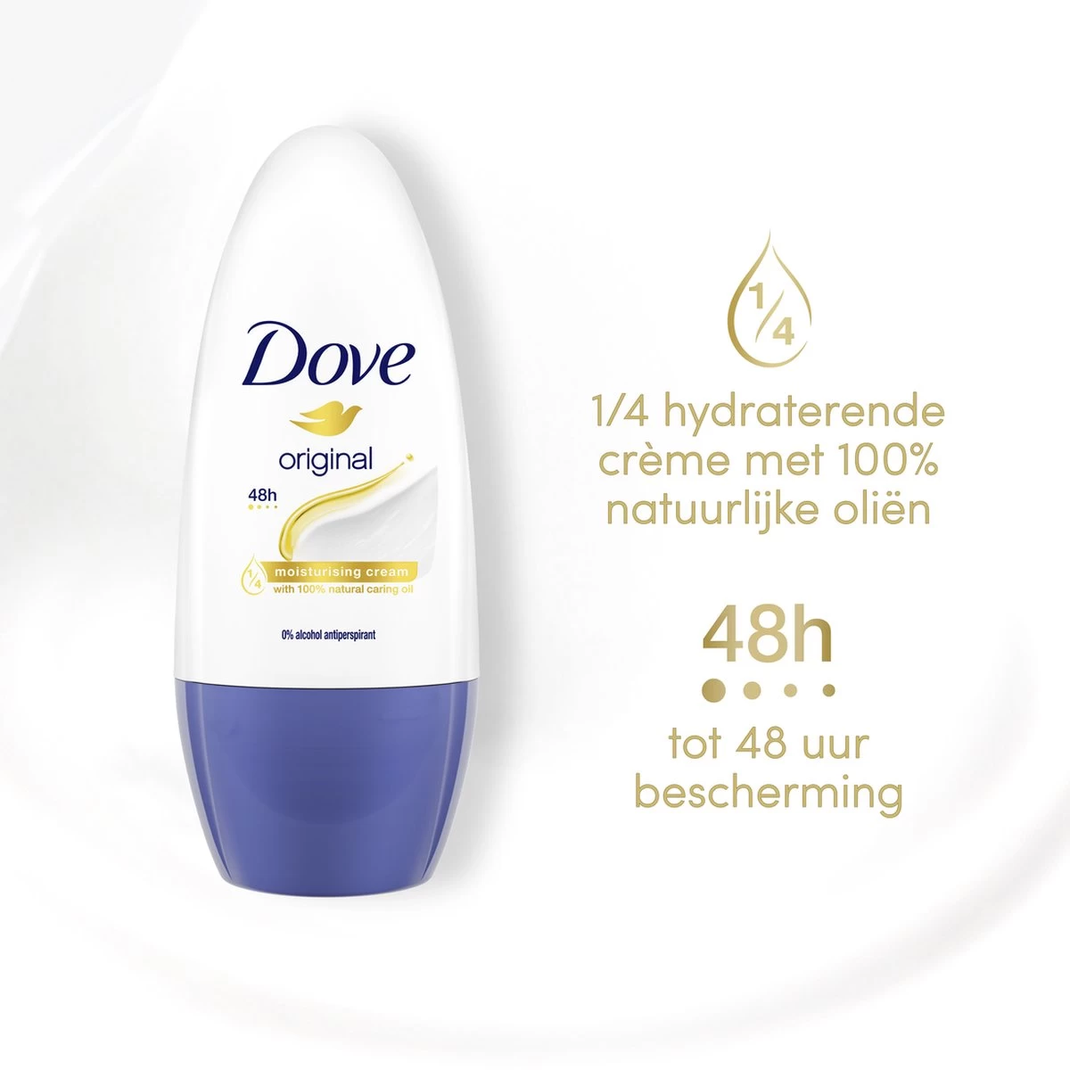 6x Dove Deodorant Roller Original 50 Ml - Afbeelding 5