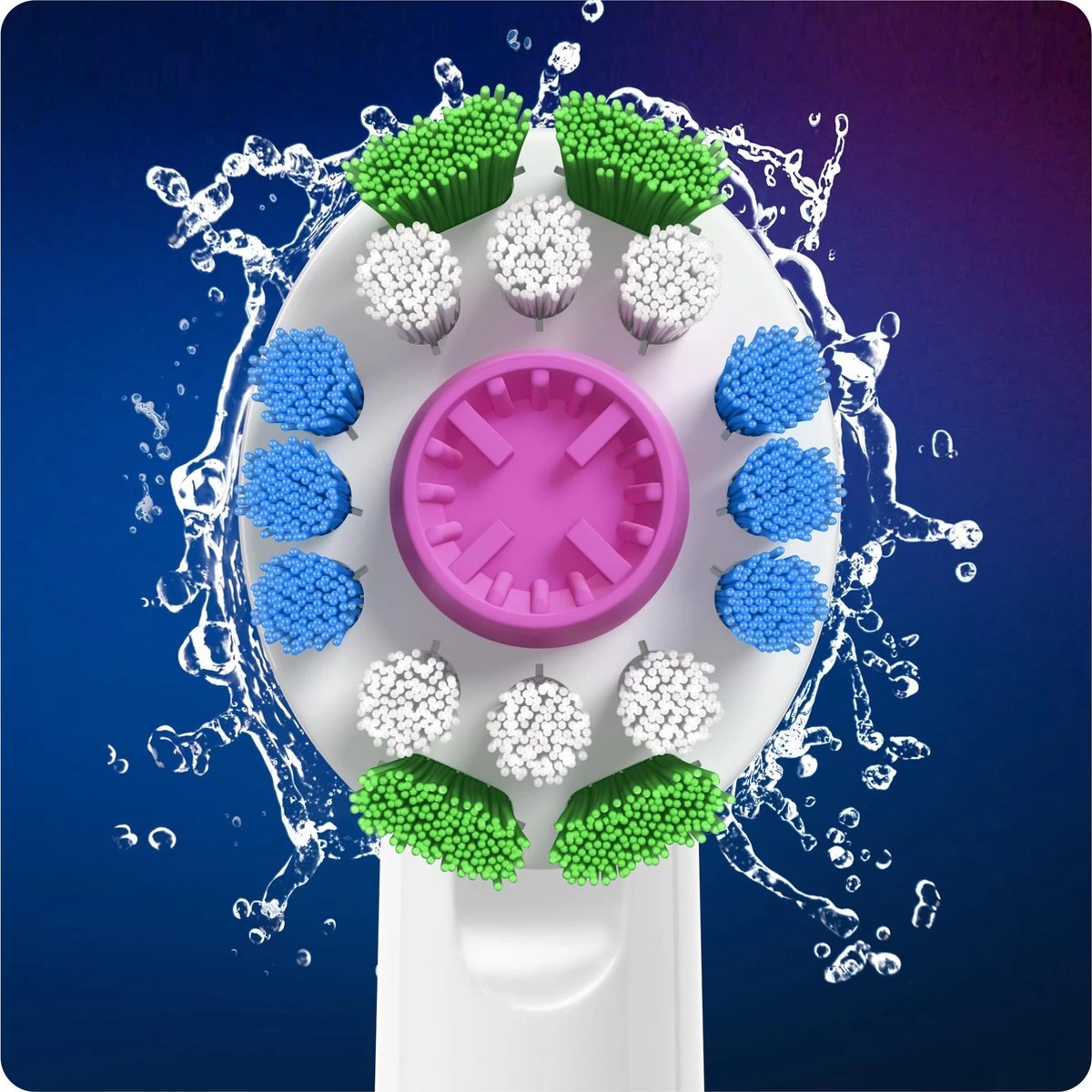 Oral B Oral-B 3D White - Met CleanMaximiser-technologie - Opzetborstels - 4 Stuks - Afbeelding 3