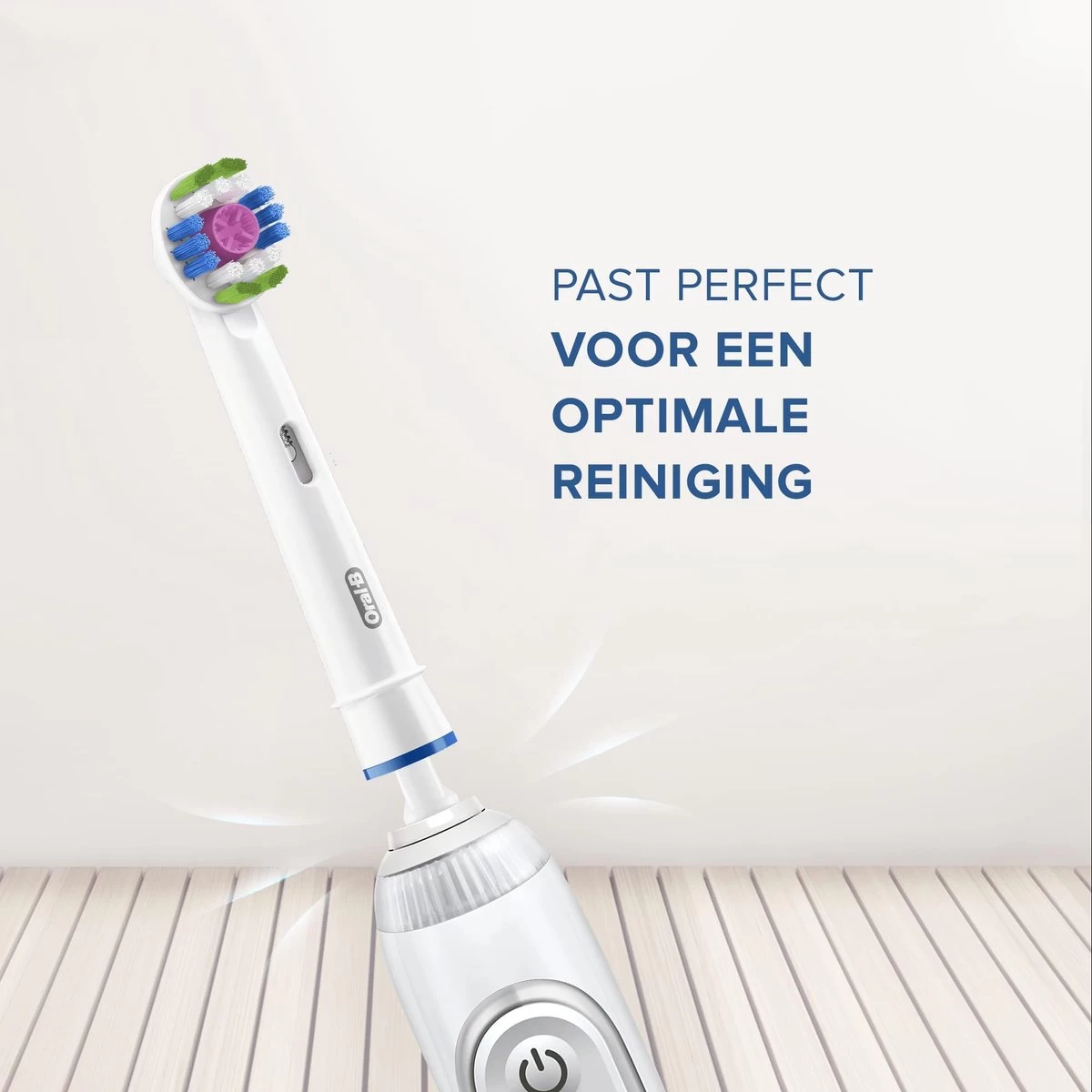 Oral B Oral-B 3D White - Met CleanMaximiser-technologie - Opzetborstels - 4 Stuks - Afbeelding 9