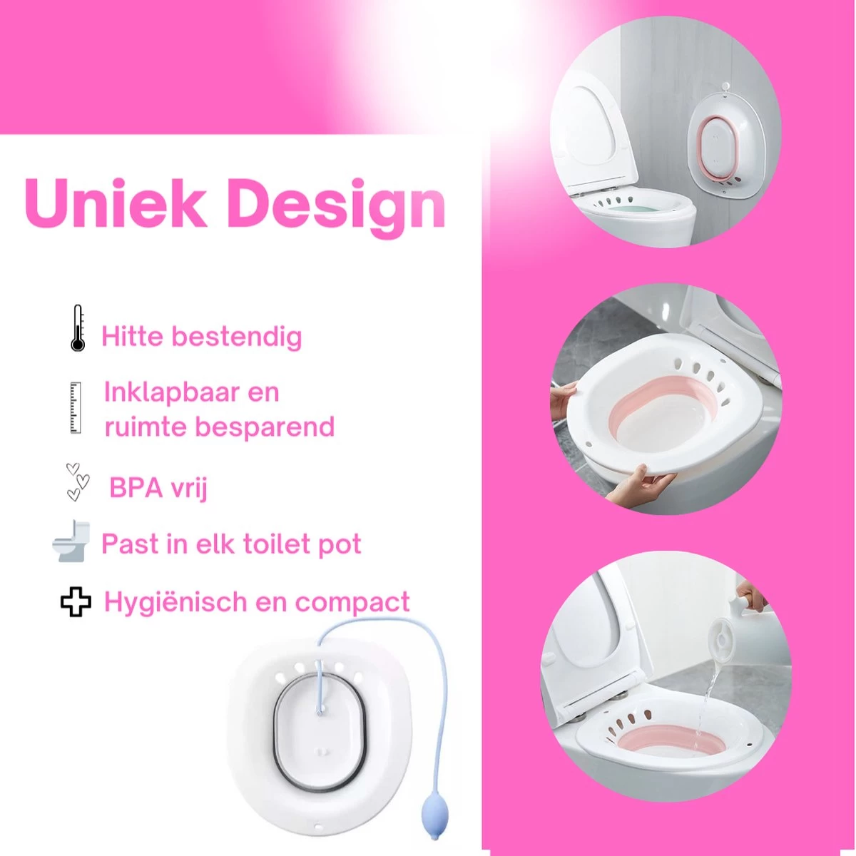 Vaginale Stoombad- Inclusief Natuurlijke Kruiden - (BPA Vrij) Vaginale Gezondheid - Helpt Tegen Geur En Schimmelinfecties - Vagina Verzorging / Reiniging - Afbeelding 2